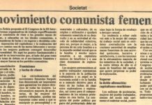 El moviment comunista femení