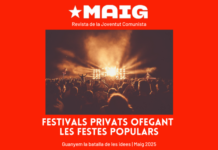 Festivals privats ofegant les festes populars