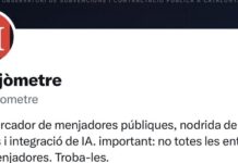 El Menjòmetre, la versió catalana de la motoserra de Milei