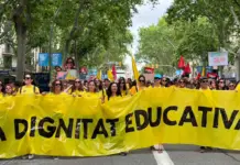 A la huelga, profe, yo voy también
